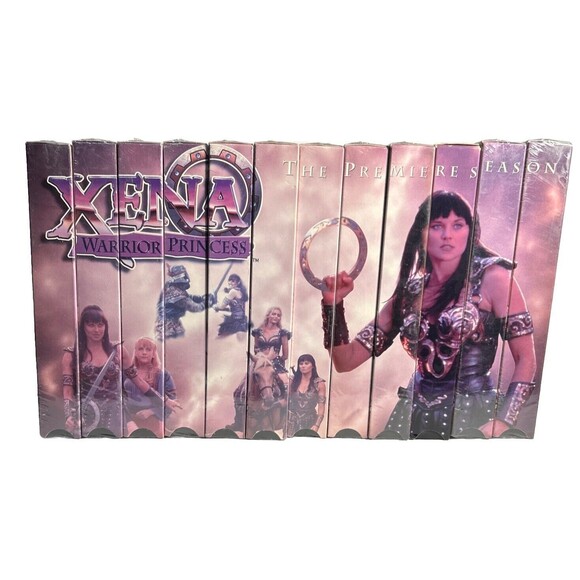 XENA Warrior Princess (VHS,'99) Season 1 -12 Tapes,Lucy Lawless-11 Sealed 1 open - Picture 1 of 4